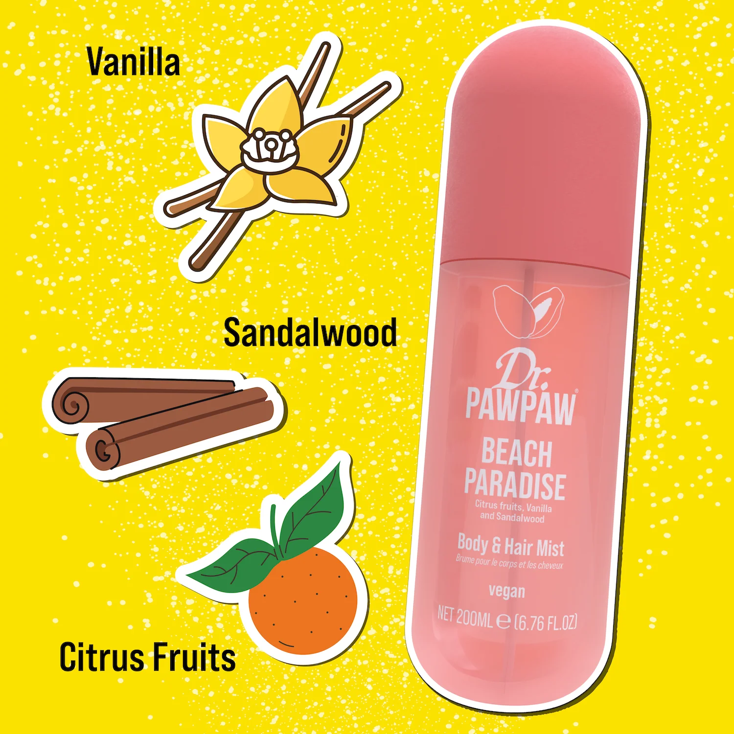 Dr.PAWPAW Beach Paradise Body & Hair Mist - 200ml - Image 2