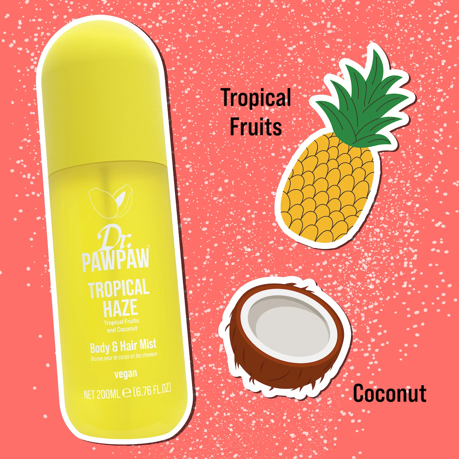 Dr.PAWPAW Tropical Haze Body & Hair Mist - 200ml - Image 2