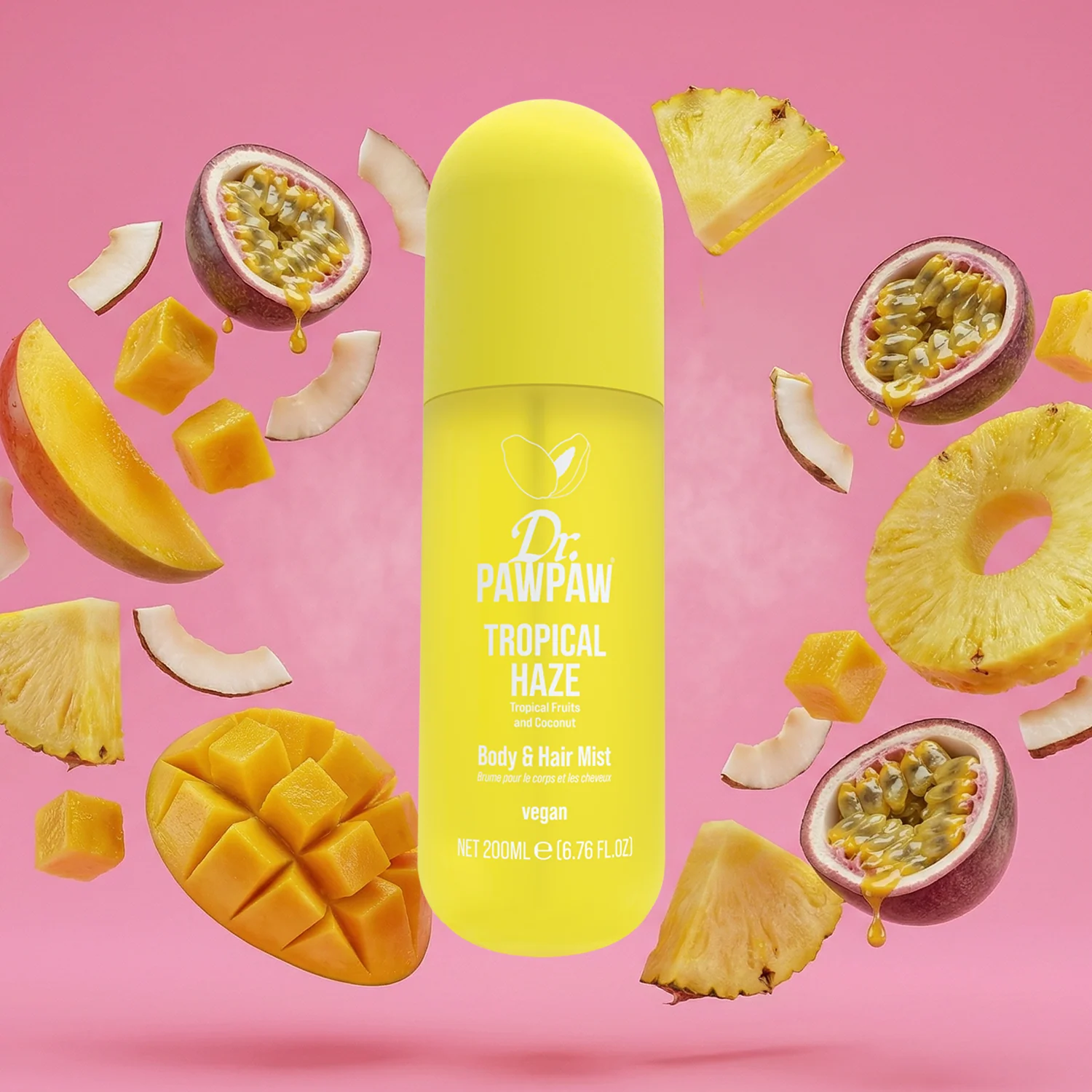 Dr.PAWPAW Tropical Haze Body & Hair Mist - 200ml - Image 4